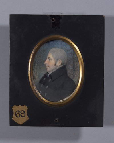Profielportret van een onbekende man door Ellen Sharples