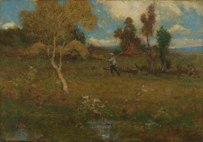 Terugkeer van de boerderij, ca. 1915-1920 door Elliott Daingerfield