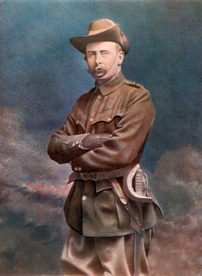 Kolonel WH Mackinnon, bevelhebber van de City Imperial Volunteers, 1902 door Elliott and Fry