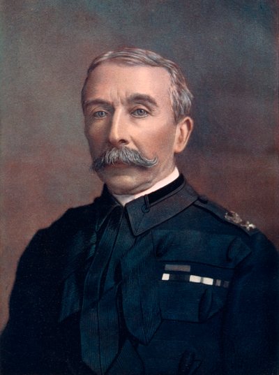 Generaal Edward Chapman, bevelhebber van de troepen van Schotland door Elliott and Fry