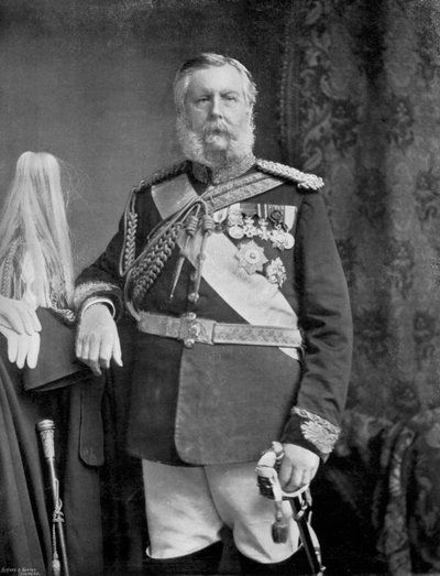 Generaal Prins Edward van Saksen-Weimar, 1896 door Elliott and Fry