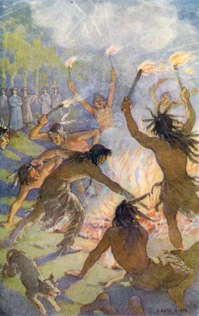 In de avond, toen ze een groot lawaai hoorden, gingen de commissarissen naar buiten om te zien wat er aan de hand was door Elmer Boyd Smith