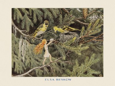 Het zonne-ei De vogels door Elsa Beskow
