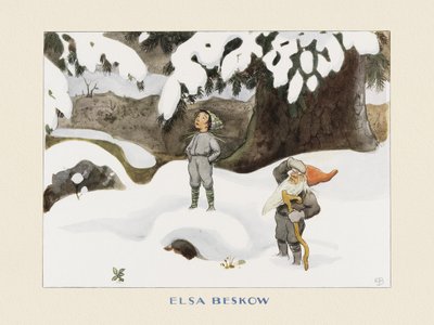 Het Zonne-ei Winter door Elsa Beskow