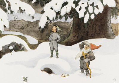 Het Zonne-ei Winter door Elsa Beskow