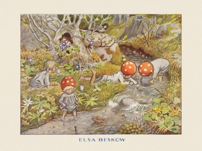 De Tomtebo-kinderen Bäcken door Elsa Beskow