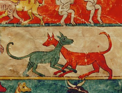 Twee honden door Emeterio the Monk