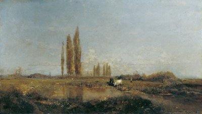 Aan de Thaya bij Lundenburg door Emil Jakob Schindler