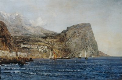 Kustlandschap in Dalmatië door Emil Jakob Schindler