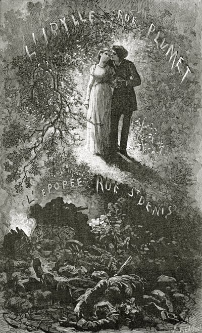 Marius en Cosette, 19e eeuw door Emile Antoine Bayard