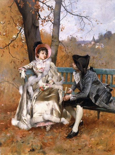De Ontmoeting door Emile August Pinchart