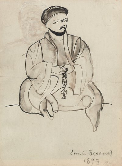 Koptische priester, 1893 door Emile Bernard