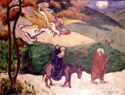Vlucht naar Egypte door Emile Bernard
