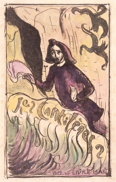 Les Cantilènes: Omslag door Emile Bernard