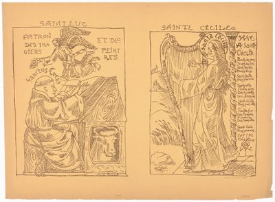 Der heilige Lukas door Emile Bernard