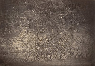 Bas-relief van de Grote Galerij van de Pagode door Emile Gsell