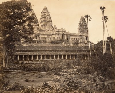 Noordgevel van de Grote Pagode, 1866 door Emile Gsell