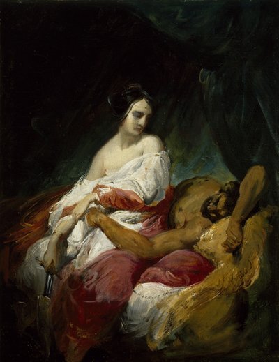 Judith en Holofernes, c.1830 door Emile Jean Horace Vernet