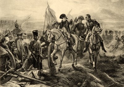 De Slag bij Friedland, 14 juni 1807 door Emile Jean Horace Vernet