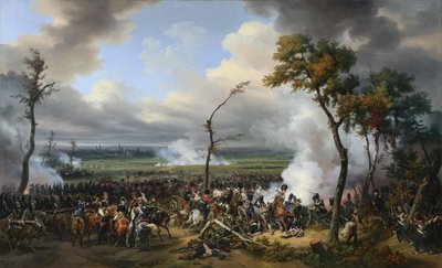 De Slag bij Hanau, 1813, 1824 door Emile Jean Horace Vernet