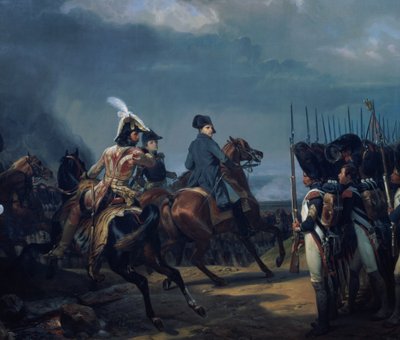 De Slag bij Jena, 14 oktober 1806 door Emile Jean Horace Vernet