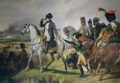 De Slag bij Wagram, 6 juli 1809, 1836 door Emile Jean Horace Vernet