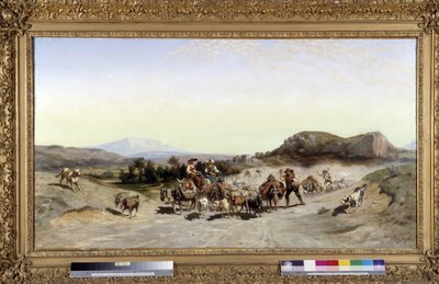 La Montagne Sainte Victoire en de transhumances door Emile Loubon