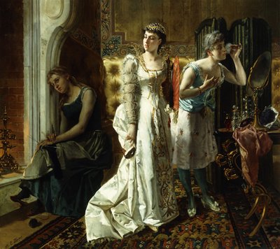 Assepoester en haar gemene zussen, 1892 door Emile Meyer