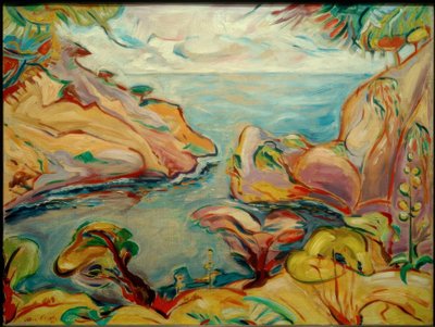 De Calanque du Mugel in La Ciotat door Emile Othon Friesz