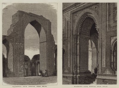 Uitzichten in India door Emile Theodore Therond