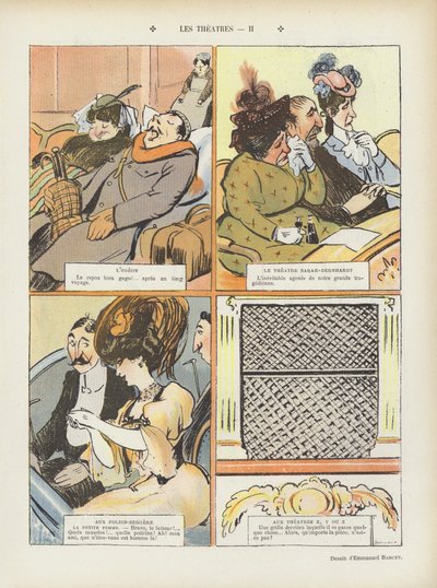 Illustratie voor Le Rire door Emmanuel Barcet