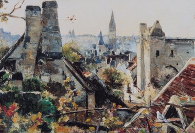 Beaulieu-lès-Loches oktober 1880-89 door Emmanuel Lansyer