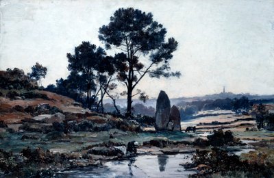 Douarnenez, 1885 door Emmanuel Lansyer
