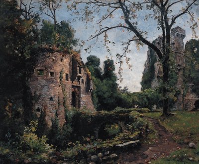 De Bastion des Ormes, interieur van het Château de Clisson door Emmanuel Lansyer