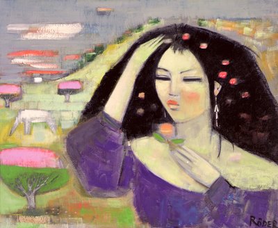 Tomoko Dromend in Engels III door Endre Roder
