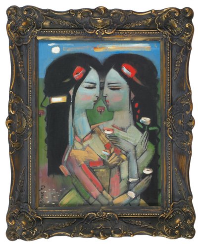 Twee Meisjes uit Y door Endre Roder