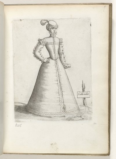 Galla vrouw door Enea Vico