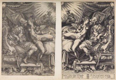 Mars en Venus door Enea Vico