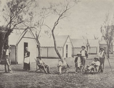 Een mijnkamp in Hannans, West-Australië door English Photographer