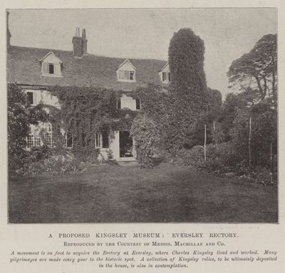 Een voorgesteld Kingsley Museum, Eversley Rectory door English Photographer