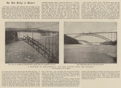 Een triomf van techniek, de nieuwe brug over de Niagara door English Photographer