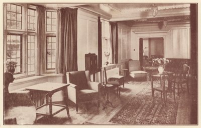 Een gemeenschappelijke ruimte in Crosby Hall, Cheyne Walk door English Photographer