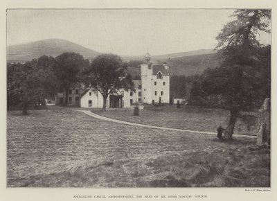 Abergeldie Kasteel, Aberdeenshire, de Residentie van Mr. Hugh Mackay Gordon door English Photographer