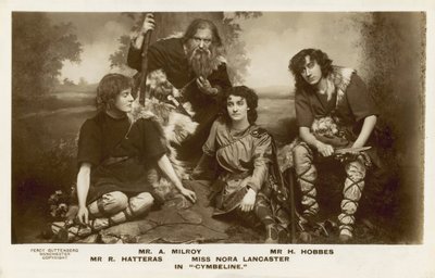 Acteurs in een productie van Cymbeline door William Shakespeare door English Photographer
