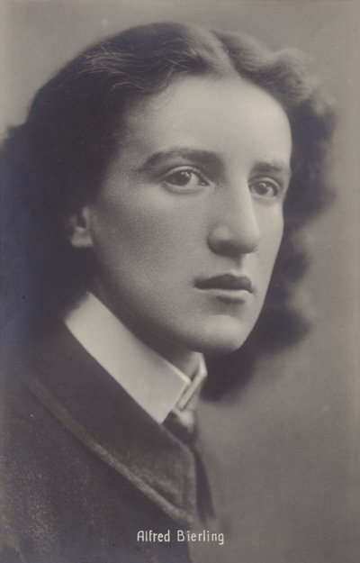Alfred Bierling, muzikant door English Photographer