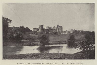 Alnwick Kasteel, Northumberland, de Residentie van de Hertog van Northumberland door English Photographer