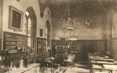 Balliol College Bibliotheek, Oxford door English Photographer