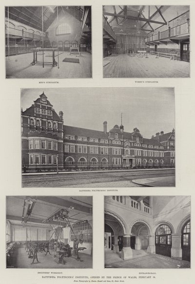 Battersea Polytechnic Institute, geopend door de Prins van Wales, 24 februari door English Photographer