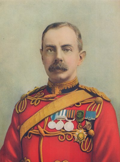 Brevet Luitenant-Kolonel H. C. O. Plumer. Commandant in Tull, Rhodesië door English Photographer