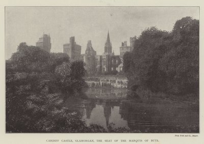 Cardiff Kasteel, Glamorgan, de Residentie van de Markies van Bute door English Photographer